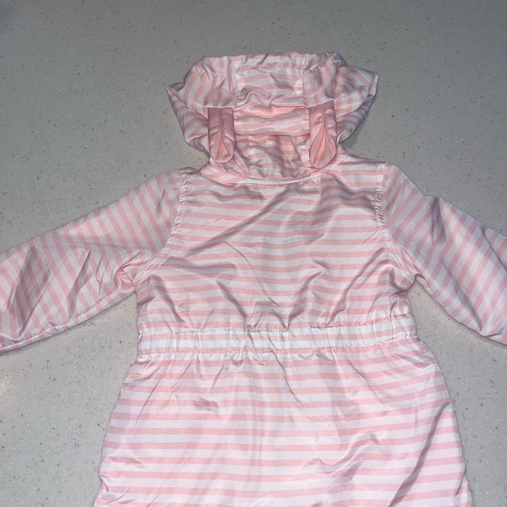 Tahari Pink Striped Baby Jacket - Picture 2 of 4